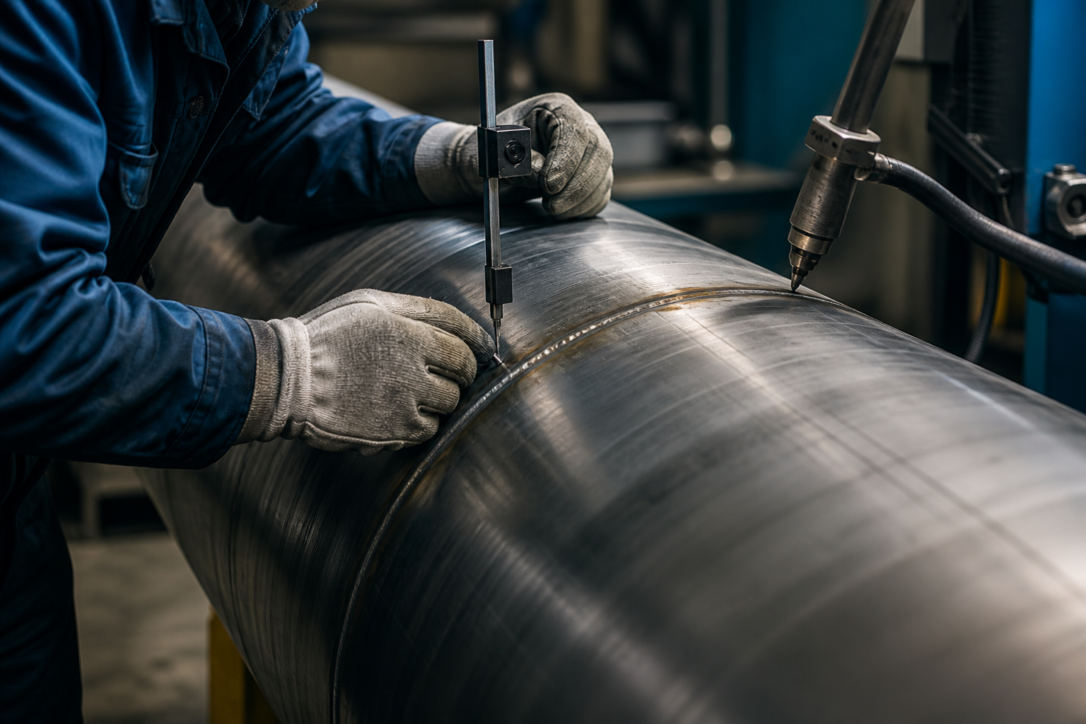 Quality inspection of custom fabricated industrial equipment